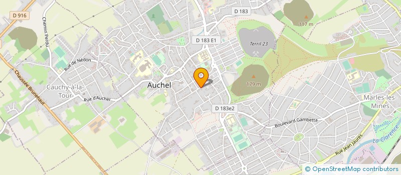 localisation de l'entreprise SCI LE CARREAU DU TEMPLE  AUCHEL