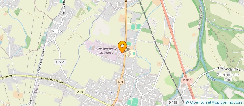 localisation de l'entreprise SCI LE CARROSSE à LABARTHE-SUR-LEZE