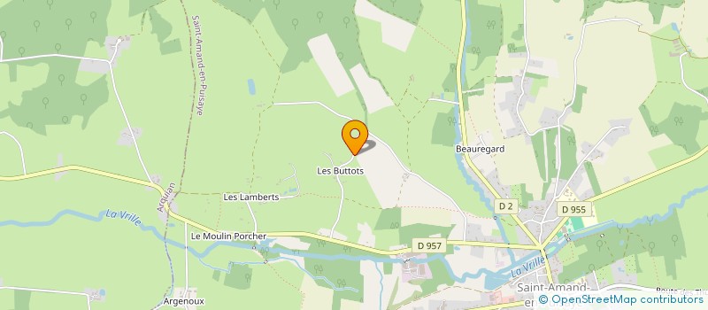 localisation de l'entreprise SCI LE CARROUGE à SAINT-AMAND-EN-PUISAYE