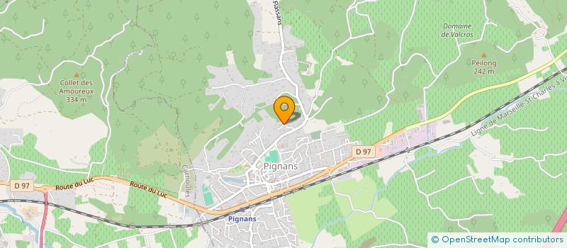 localisation de l'entreprise SCI LE CARRY  PIGNANS