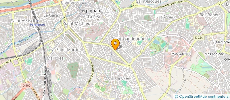 localisation de l'entreprise SCI LE CASABLANCA  PERPIGNAN