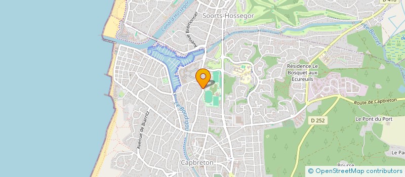 localisation de l'entreprise SCI LE CASSADOU à CAPBRETON