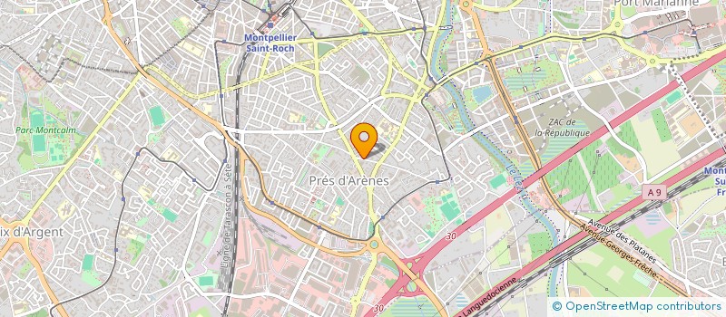 localisation de l'entreprise SCI LE CASSIOPEE  MONTPELLIER