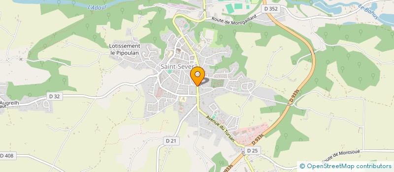 localisation de l'entreprise SCI LE CASTALLET à SAINT-SEVER