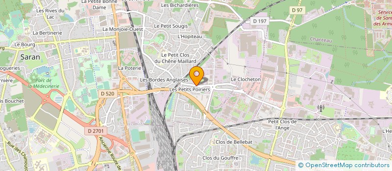 localisation de l'entreprise SCI LE CASTEL à SARAN