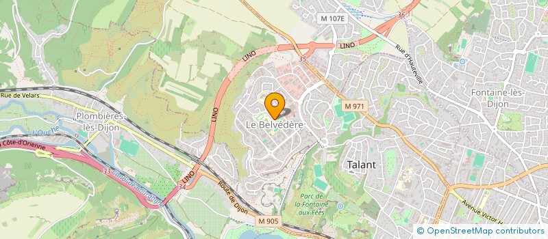 localisation de l'entreprise SCI LE CASTEL  TALANT