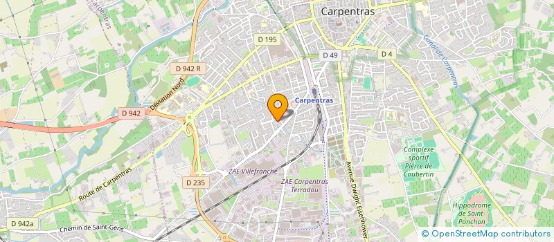 localisation de l'entreprise SCI LE CASTEL  CARPENTRAS