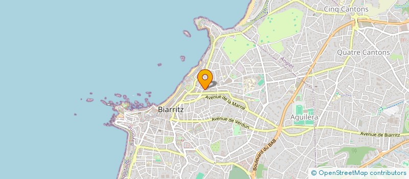 localisation de l'entreprise SCI LE CASTEL à BIARRITZ