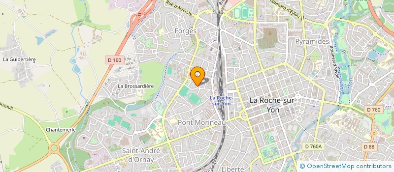 localisation de l'entreprise SCI LE CASTEL ALLAIRE à LA ROCHE-SUR-YON