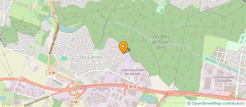 localisation de l'entreprise SCI LE CASTEL-BORNE  PLAISIR