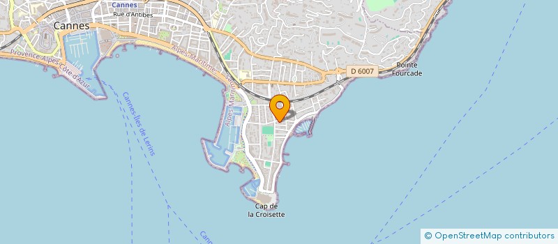 localisation de l'entreprise SCI LE CASTELET à CANNES