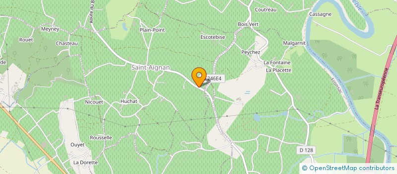 localisation de l'entreprise SCI LE CASTELET  SAINT-AIGNAN