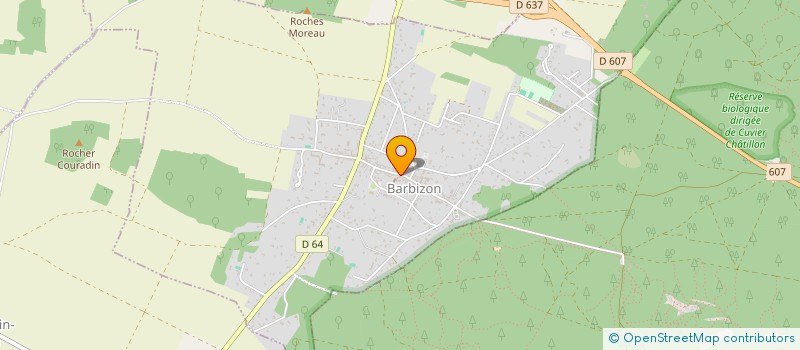 localisation de l'entreprise SCI LE CASTELET  BARBIZON