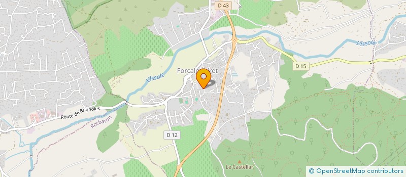 localisation de l'entreprise SCI LE CASTELLAS à FORCALQUEIRET