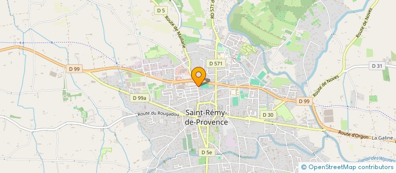 localisation de l'entreprise SCI LE CASTELLAS à SAINT-REMY-DE-PROVENCE
