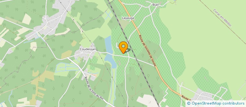 localisation de l'entreprise SCI LE CASTERET  QUEYRAC