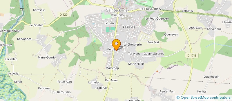 localisation de l'entreprise SCI LE CASTIL  SAINTE-ANNE-D'AURAY