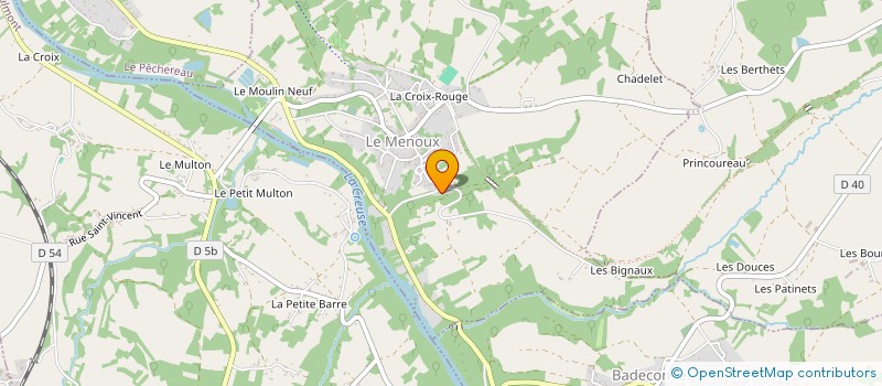 localisation de l'entreprise SCI LE CASTOR à LE MENOUX