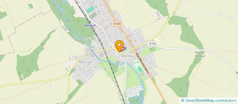localisation de l'entreprise SCI LE CATEAU à MOREUIL