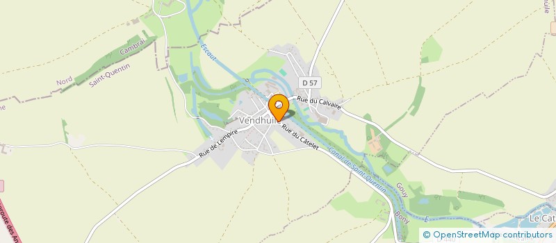 localisation de l'entreprise SCI LE CATELET  VENDHUILE