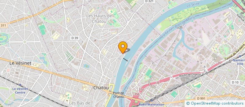 localisation de l'entreprise SCI LE CATOVIEN  CHATOU