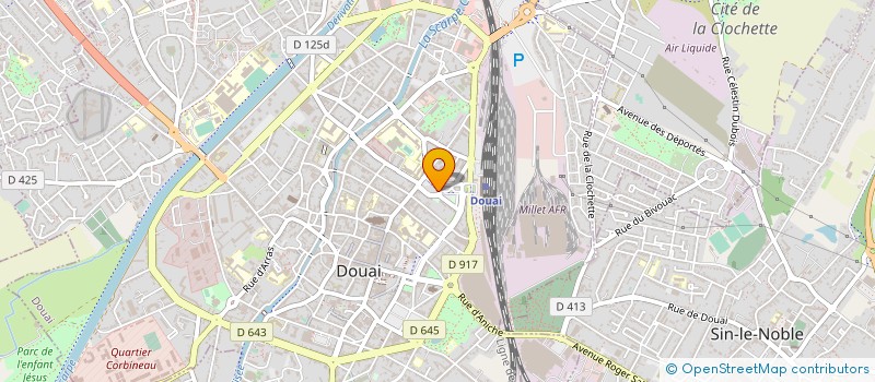 localisation de l'entreprise SCI LE CATTELET à DOUAI