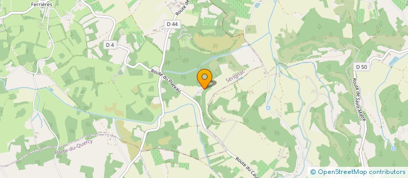 localisation de l'entreprise SCI LE CAUSSE  SERIGNAC