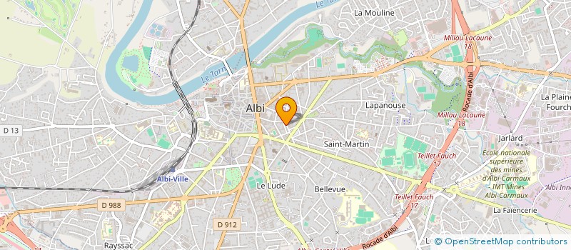 localisation de l'entreprise SCI LE CAUSSELS à ALBI