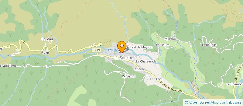 localisation de l'entreprise SCI LE CAVEAU  LA SOUCHE