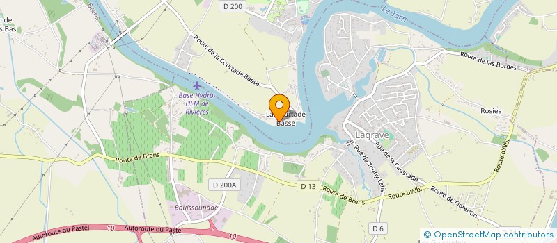 localisation de l'entreprise SCI LE CAYRAS  RIVIERES