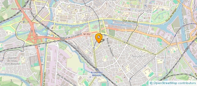 localisation de l'entreprise SCI LE CEDRE  STRASBOURG