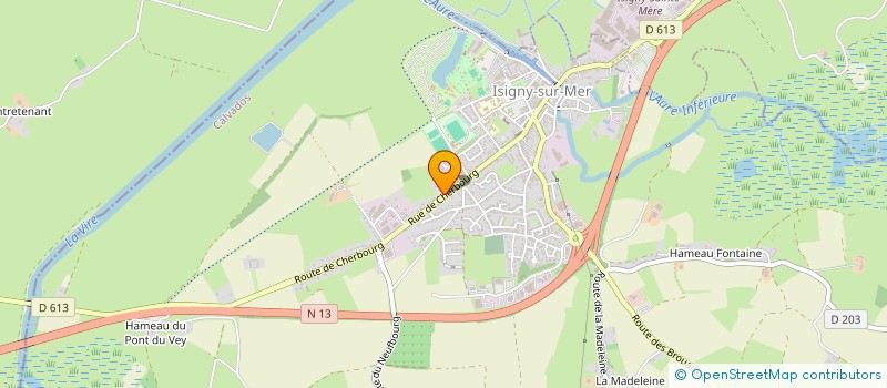 localisation de l'entreprise SCI LE CEDRE  ISIGNY-SUR-MER