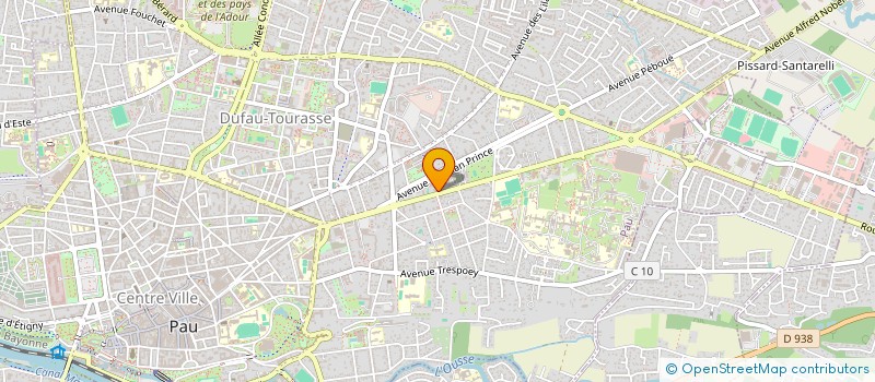 localisation de l'entreprise SCI LE CEDRE à PAU