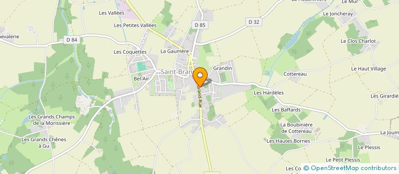 localisation de l'entreprise SCI LE CEDRE  SAINT-BRANCHS