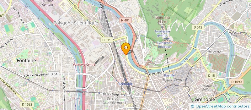 localisation de l'entreprise SCI LE CEDRE à GRENOBLE