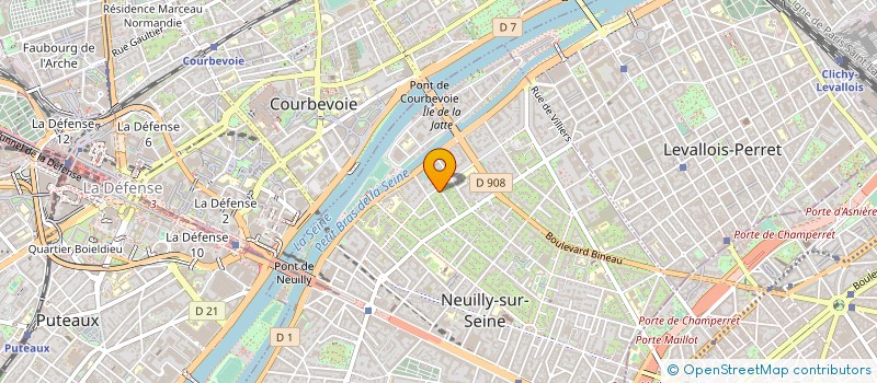 localisation de l'entreprise SCI LE CEDRE  NEUILLY-SUR-SEINE