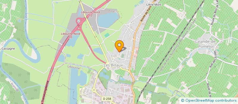 localisation de l'entreprise SCI LE CEDRE  LES BILLAUX