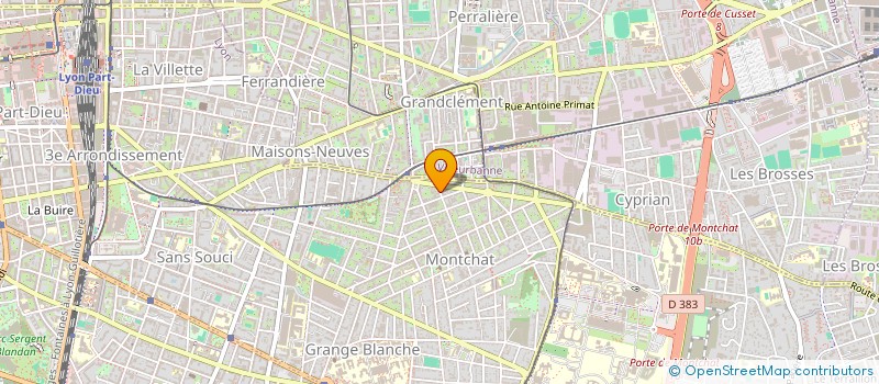 localisation de l'entreprise SCI LE CEDRE  LYON