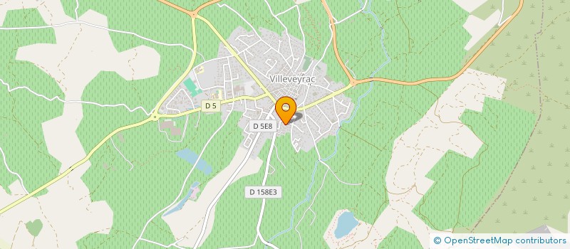 localisation de l'entreprise SCI LE CEDRE  POUSSAN