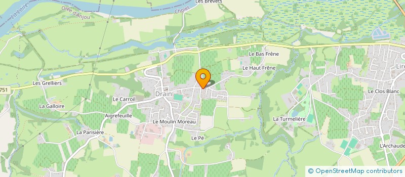 localisation de l'entreprise SCI LE CEDRE  OREE-D'ANJOU