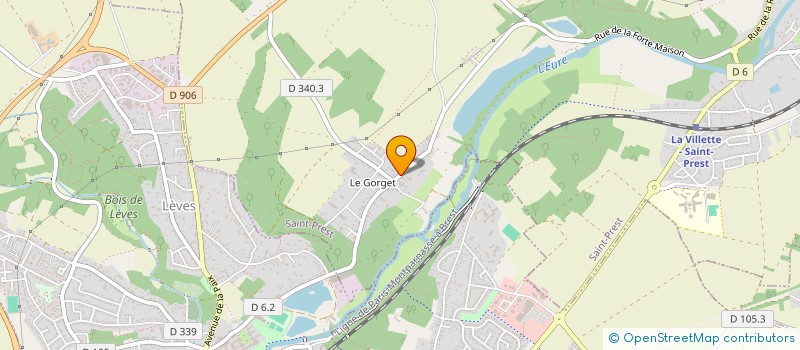 localisation de l'entreprise SCI LE CEDRE à SAINT-PREST