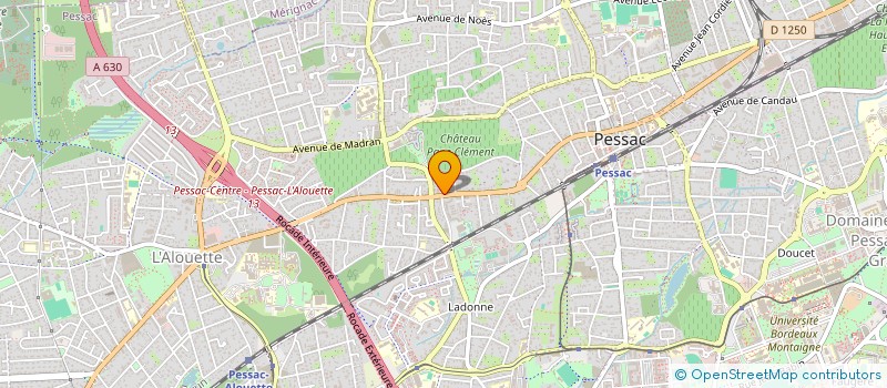 localisation de l'entreprise SCI LE CEDRE  PESSAC