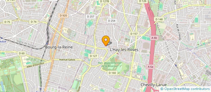 localisation de l'entreprise SCI LE CEDRE  L'HAY-LES-ROSES