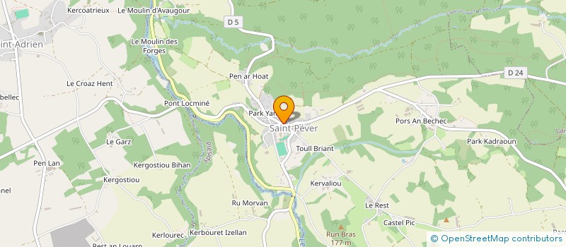 localisation de l'entreprise SCI LE CEDRE BLEU  SAINT-PEVER