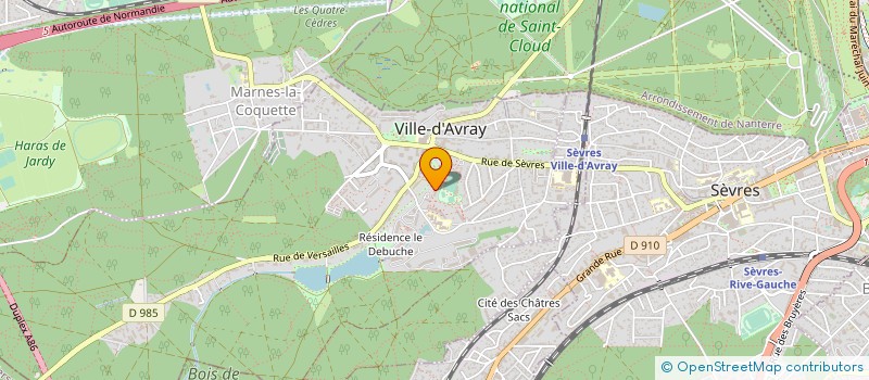 localisation de l'entreprise SCI LE CEDRE BLEU à VILLE D AVRAY