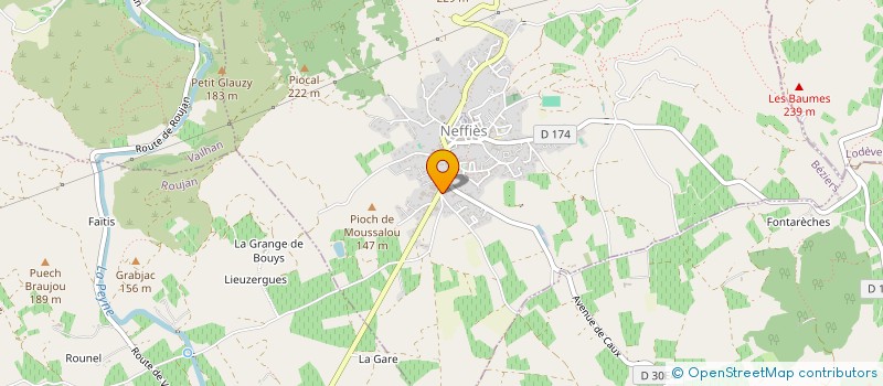 localisation de l'entreprise SCI LE CEDRE BLEU  NEFFIES