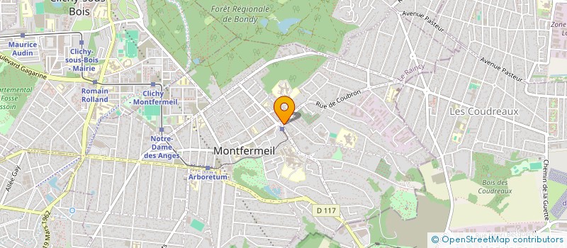 localisation de l'entreprise SCI LE CEDRE CREOLE à MONTFERMEIL