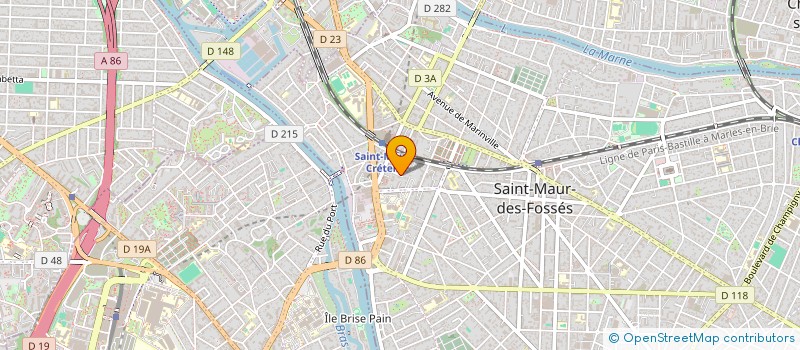 localisation de l'entreprise SCI LE CEDRE DE MADAME MAMY à SAINT-MAUR-DES-FOSSES