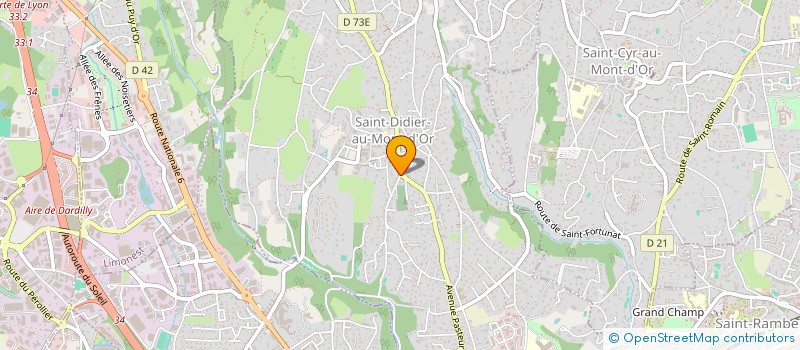 localisation de l'entreprise SCI LE CEDRE IMMOBILIER  SAINT-DIDIER-AU-MONT-D'OR
