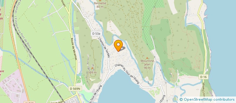 localisation de l'entreprise SCI LE CEDRE VERT  ISTRES